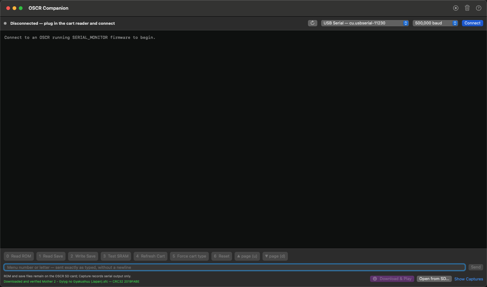 macOS OSCR Companion